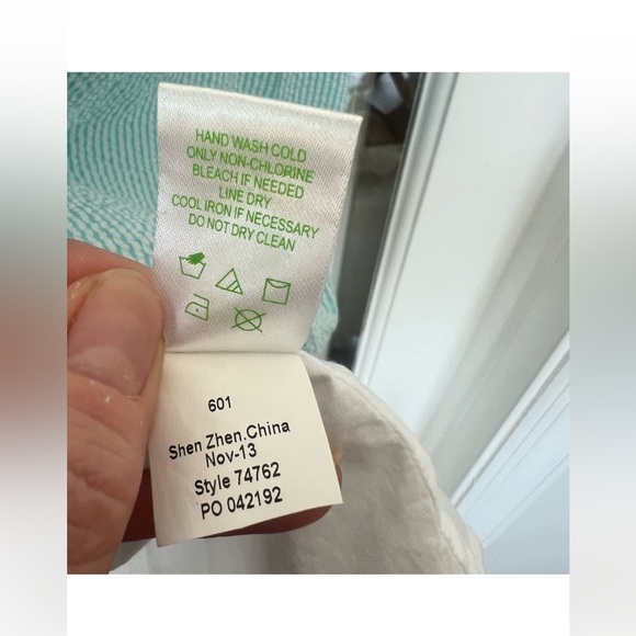 Lilly Pulitzer Light Blue Ruffle Mini Dress light blue Size 14 - Picture 4 of 4